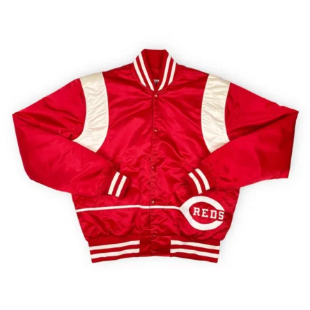 Unisex Cincinnati Reds Red Bomber Varsity Jacket