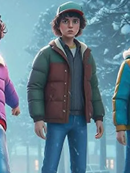 Stranger Things Tales from 85 Dustin Henderson Puffer Jacket