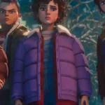 Stranger Things Tales from 85 Eleven Puffer Blue Jacket
