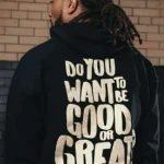 Derrick Rose Good or Great Black Hoodie