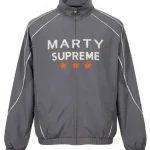 Marty Supreme Grey Track Jacket