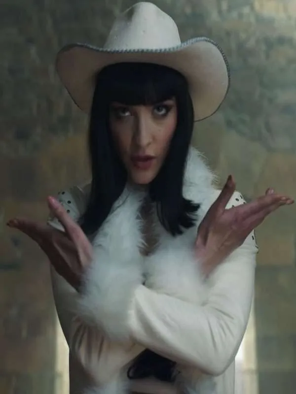 Lera Abova One Piece S02 White Fur Coat