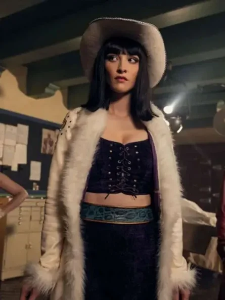 Lera Abova One Piece S02 White Fur Coat