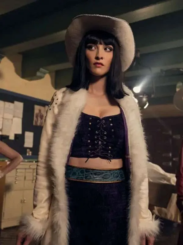 Lera Abova One Piece S02 White Fur Coat