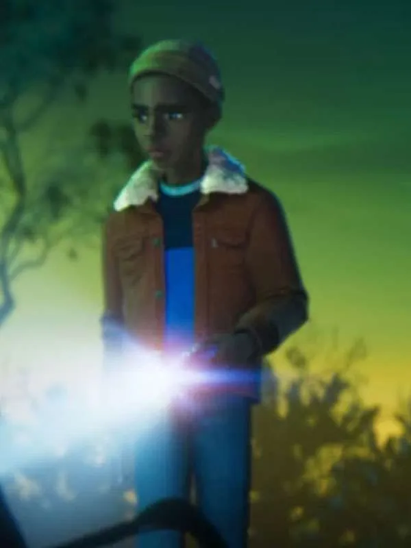 Lucas Sinclair Stranger Things Tales from 85 Fur Jacket