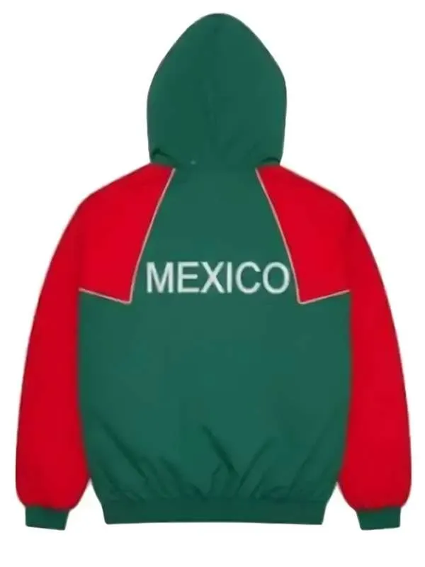 Marty Supreme Mexico Red and Green Hooded Jacket