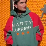 Marty Supreme Mexico Red and Green Hooded Jacket
