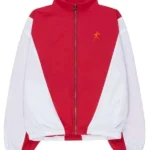 Marty Supreme Red and white Track Jacket