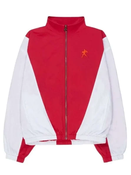Marty Supreme Red and white Track Jacket
