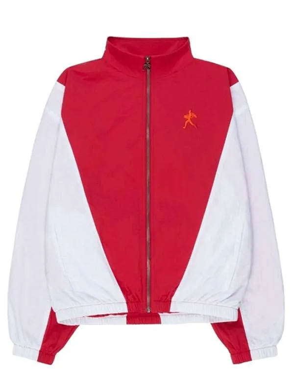 Marty Supreme Red and white Track Jacket
