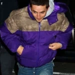 Marty Supreme Timothée Chalamet Purple Hooded Jacket