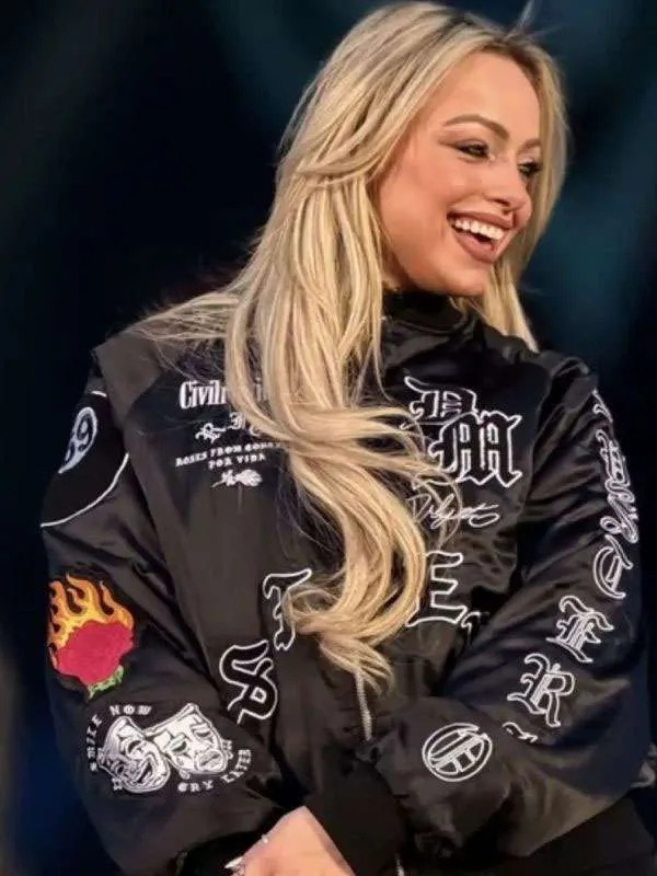 Liv Morgan Royal Rumble 2026 Bomber Jacket