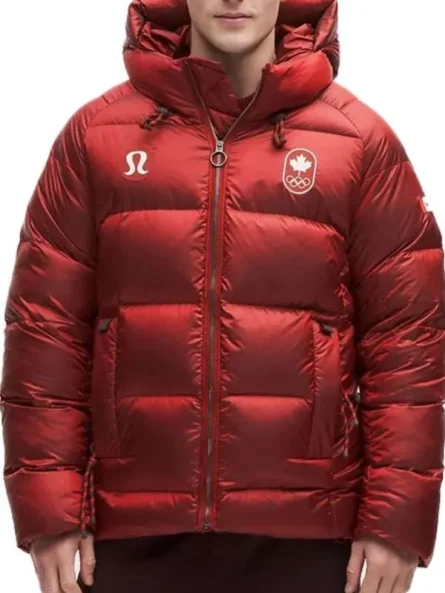 Product Specification: Inspired By: Team Canada External Material: Parachute Fabric Inner Lining: Viscose Lining Front: Zipper Closure Collar: Hooded Collar Color: Red Pockets: Two at Front and Two Inside Sleeves: Full-length Sleeves