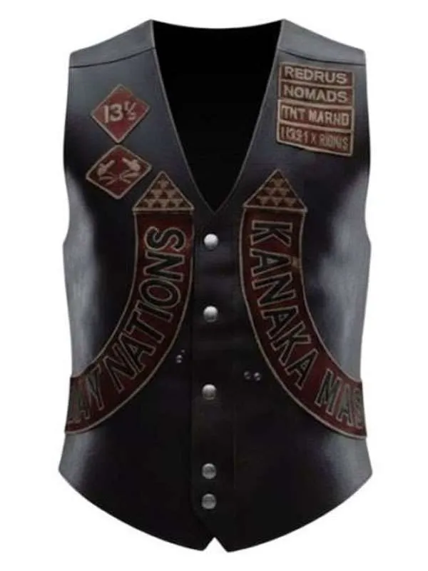 The Wrecking Crew Jason Momoa Leather Vest