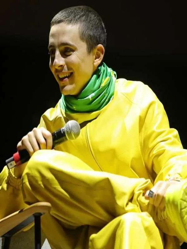 Marty Supreme Timothee Chalamet Brazil Yellow Jacket