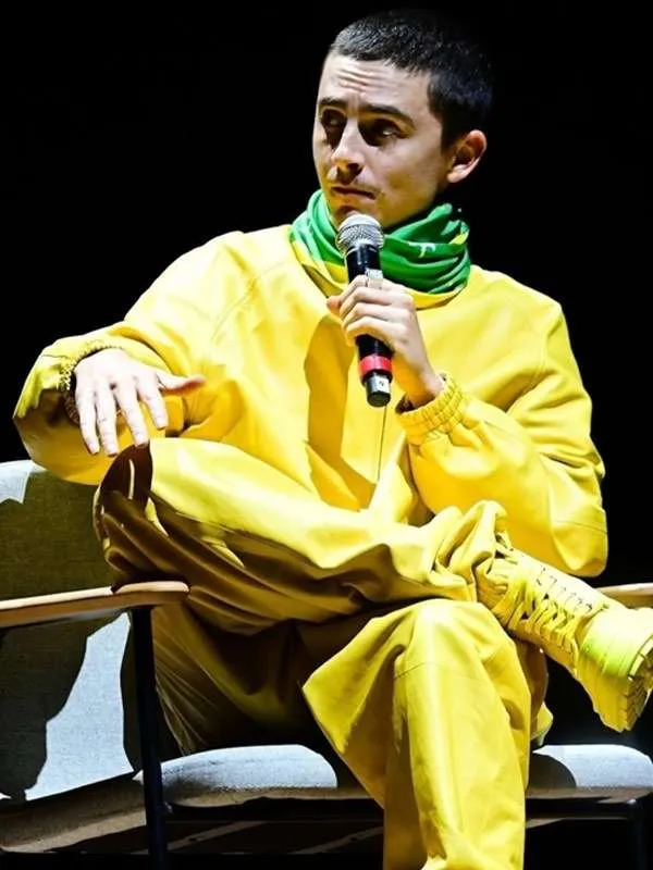 Marty Supreme Timothee Chalamet Brazil Yellow Jacket