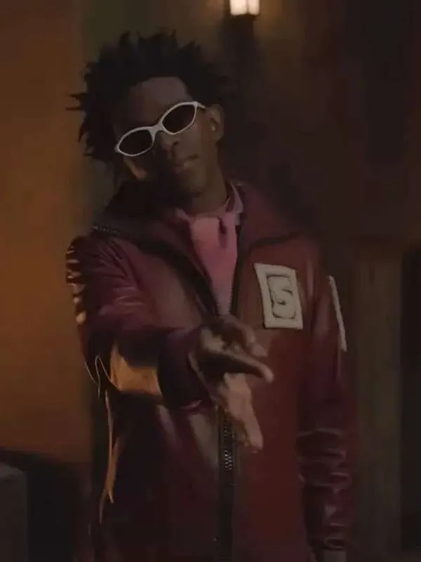 One Piece S02 Mr 5 Maroon Leather Coat