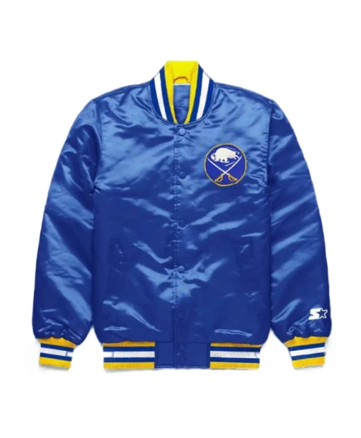 Unisex 80’s Buffalo Sabres Blue Starter Jacket (1) Unisex 80’s Buffalo Sabres Blue Starter Jacket