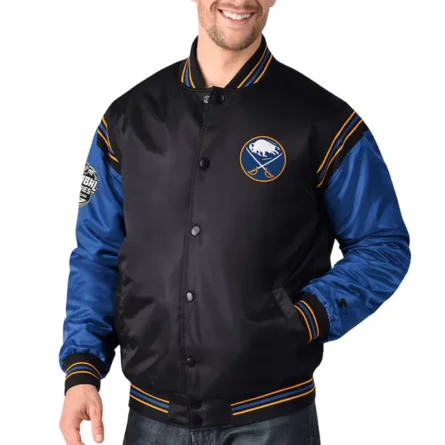 Unisex Buffalo Sabres Global Series Black and Blue Jacket