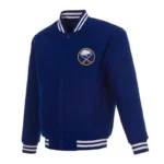 Unisex Buffalo Sabres Royal Blue Varsity Wool Jacket