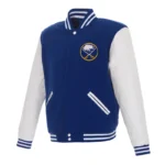 Unisex Buffalo Sabres Royal Varsity wool Jacket