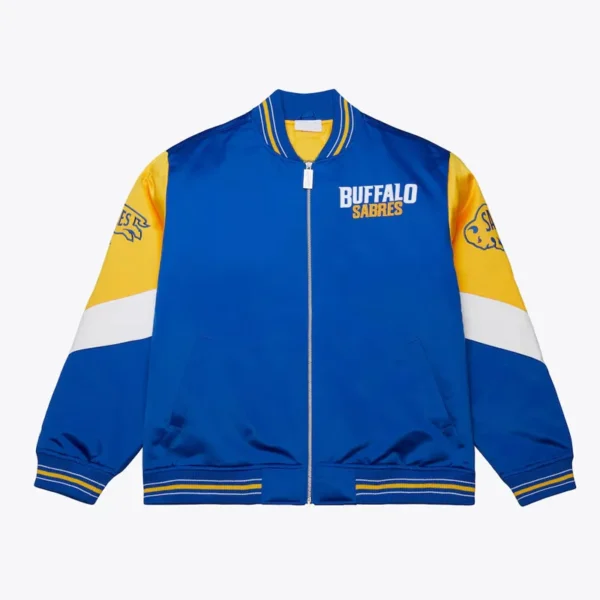 Unisex Buffalo Sabres Throw It Back Satin Jacket