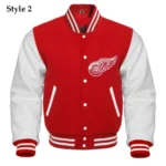 Unisex Detroit Red Wings Letterman Varsity Jacket