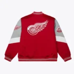Unisex Detroit Red Wings Throw It Back Satin Jacket