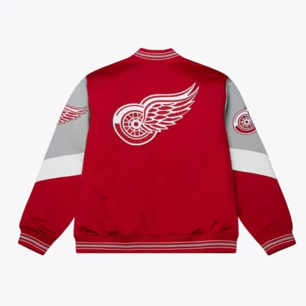 Unisex Detroit Red Wings Throw It Back Satin Jacket