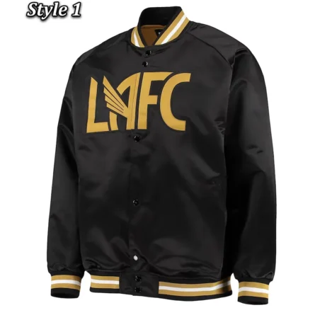 Unisex Los Angeles FC Black Satin Jacket