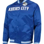 Unisex Sporting Kansas City Royal Blue Satin Jacket