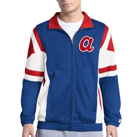 Atlanta Braves Contender Tricot Royal Track Jacket