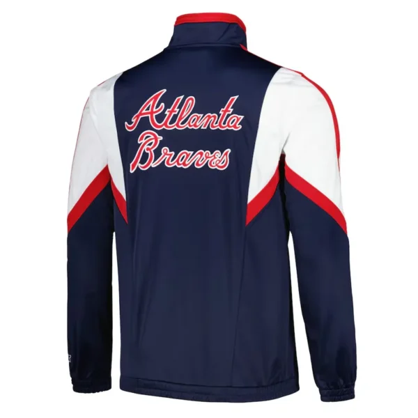 Atlanta Braves Lead Runner Navy Full-Zip Jacket