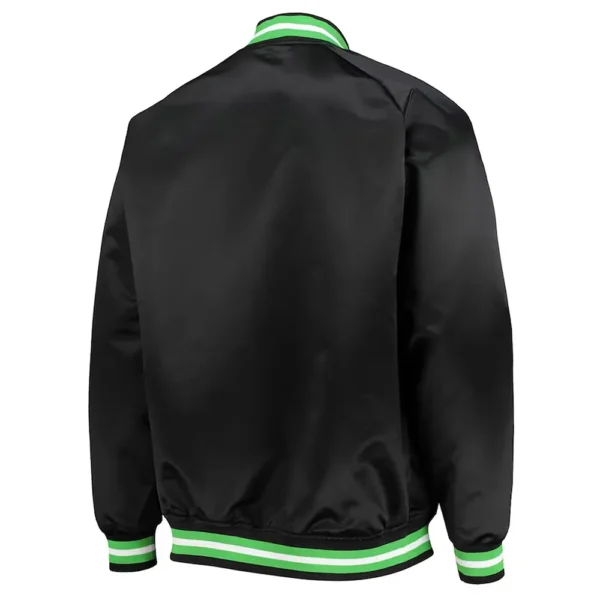 Austin FC Black Satin Varsity Jacket