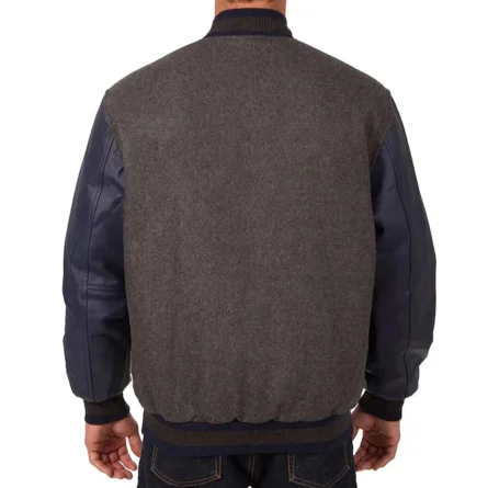 Unisex Washington Nationals Charcoal Varsity Jacket