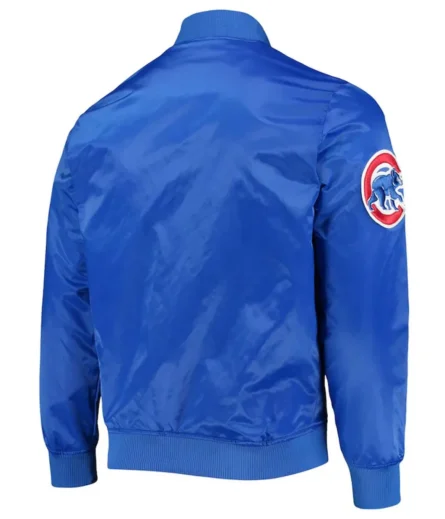 Unisex Chicago Cubs Royal Blue Satin Jacket
