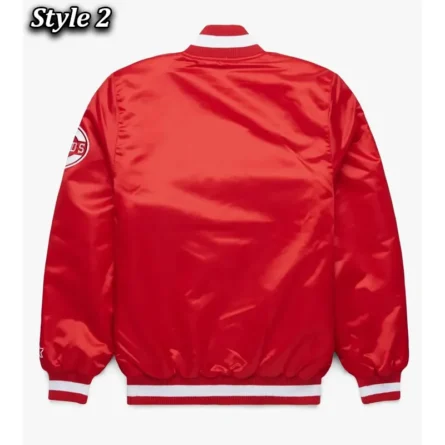 Unisex Cincinnati Reds Red Varsity Satin Jacket