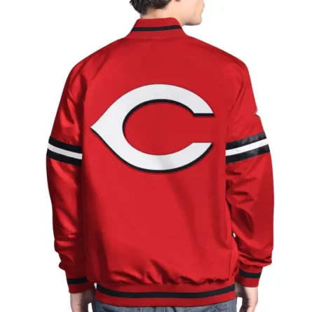 Unisex Cincinnati Reds Varsity Red Satin Jacket