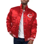 Unisex Cincinnati Reds Red Silver Tab Trucker Jacket