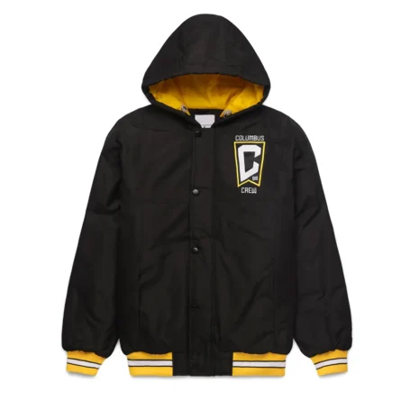 Unisex Columbus Crew Black Hooded Jacket