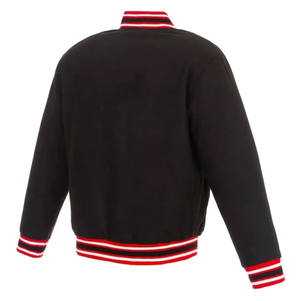 Unisex D.C. United Wool Black Varsity Jacket