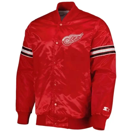 Nicklas Lidstrom Detroit Red Wings Satin Jacket