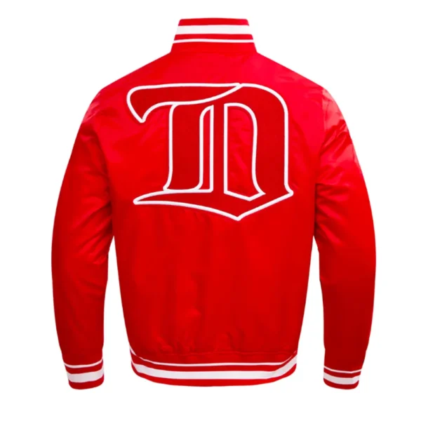 Unisex Detroit Red Wings Red Varsity Satin Jacket