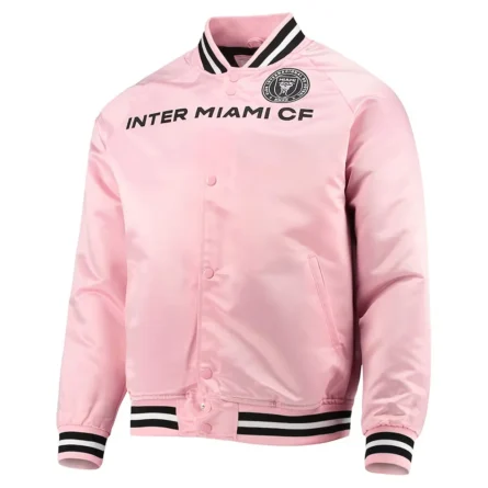 Unisex Inter Miami CF Pink Satin Jacket