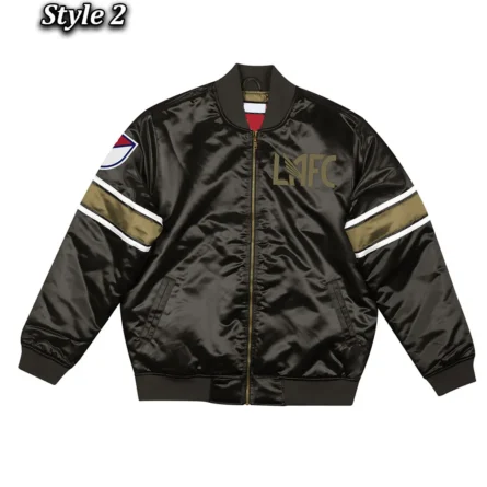Unisex LAFC Black Satin Jacket