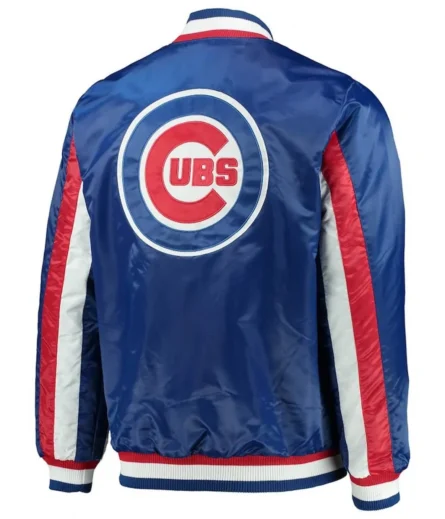 Unisex Chicago Cubs Full-Snap Royal Varsity Satin Jacket