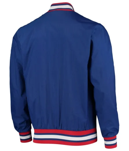 Unisex Chicago Cubs Royal Blue Bomber Varsity Jacket