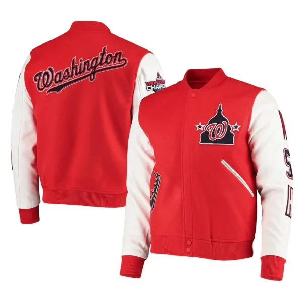 Unisex Washington Nationals Red Jacket