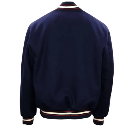 Unisex Washington Nationals Navy Wool Varsity Jacket