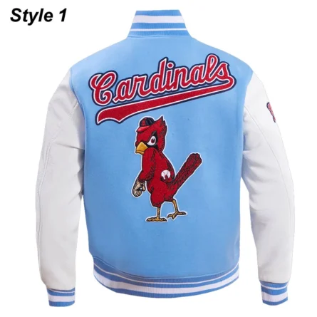 Unisex St. Louis Cardinals Classic Blue Varsity Jacket